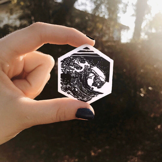 Wave Sticker